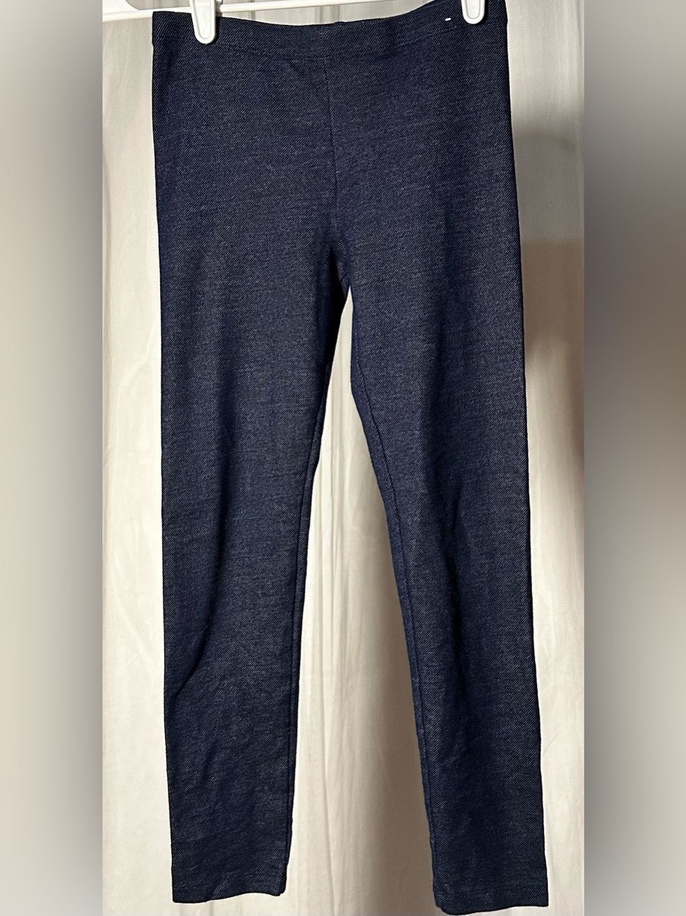 Girls Jeggings M (7/8) Wonder Nation Denim Blue Faux Jean Leggings